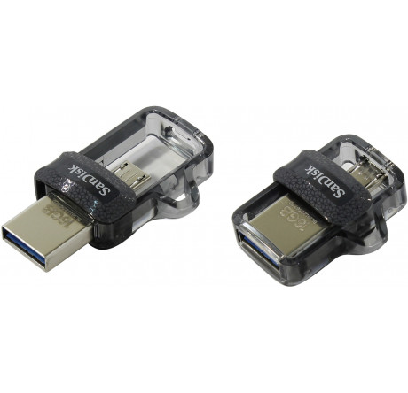 USB флеш-накопитель SANDISK 16Gb Ultra Dual drive черный Sandisk - chudovo-experts.ru – фото 1