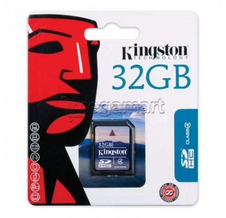 Карта памяти SDHC Kingston 32GB (SD4/32GB) Kingston - chudovo-experts.ru – фото 1