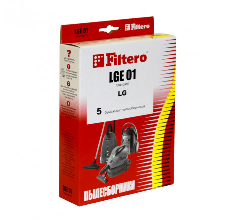 Пылесборник Filtero LGE 01 (5) Standard Filtero - chudovo-experts.ru – фото 1