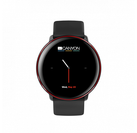 Canyon Marzipan SW-75 1CN-SSW75BR waterproof  черно-красный DS1CNSSW75BR Смарт-часы  CANYON - chudovo-experts.ru – фото 1