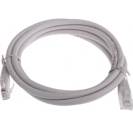 Cablexpert PP10-2M медный UTP кат.5e, 2м, разъем RJ-45 серый Патч-корд  CABLEXPERT - chudovo-experts.ru – фото 1