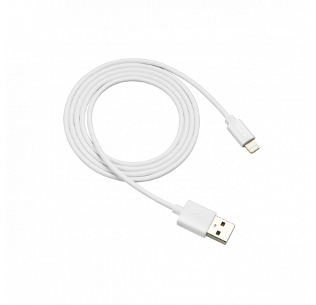 Canyon CNS-MFICAB01W Ultra-compact MFI Cable, certified by Apple, 1M length, 2.8mm , Whi Кабель USB  CANYON - chudovo-experts.ru – фото 1
