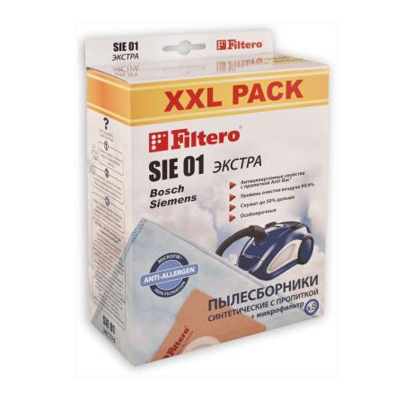 Пылесборник Filtero SIE 01 (8) XXL PACK Filtero - chudovo-experts.ru – фото 1