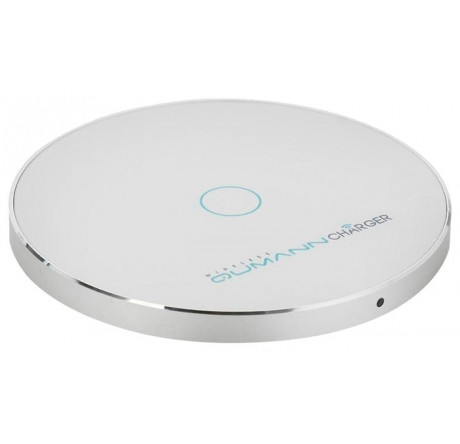 Qumann QWC-02 Wireless Disc Qi Fast Charger White 50521 Беспроводное зарядное устройство  QUMANN - chudovo-experts.ru – фото 1
