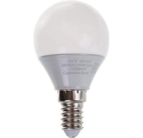 GAUSS LED ELEMENTARY GLOBE 6W E14 GAUSS - chudovo-experts.ru – фото 1