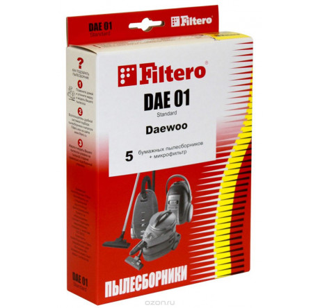 Пылесборник Filtero DAE 01 (5) Standard Filtero - chudovo-experts.ru – фото 1