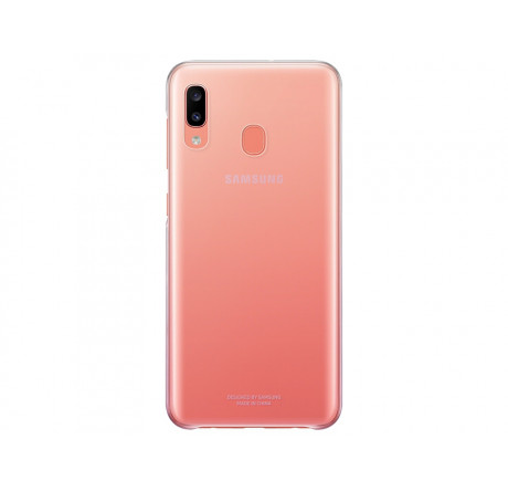 Samsung для Samsung Galaxy A20 Gradation Cover розовый (EF-AA205CPEGRU) Чехол (клип-кейс)  Samsung - chudovo-experts.ru – фото 1