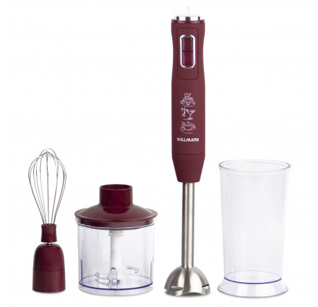Блендер Willmark WHB-1450PS бордовый  WILLMARK - chudovo-experts.ru – фото 1