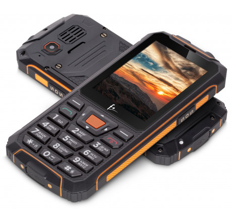 Мобильный телефон F+ R280С Black-orange F+ - chudovo-experts.ru – фото 1