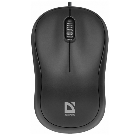 Мышь Defender Patch MS-759, 3 кнопки,1000 dpi черный 52759 Defender - chudovo-experts.ru – фото 1