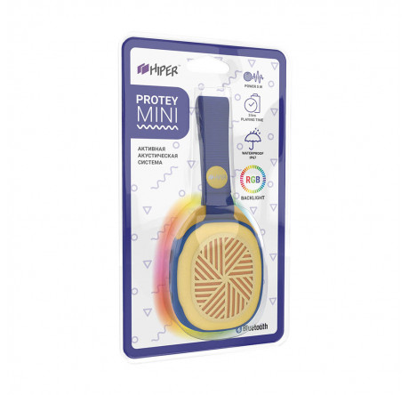 Hiper Protey Mini Blue H-OM1, 5 ВТ,130 Гц - 18 кГц,600 мАч, BT 4 Hiper - chudovo-experts.ru – фото 1