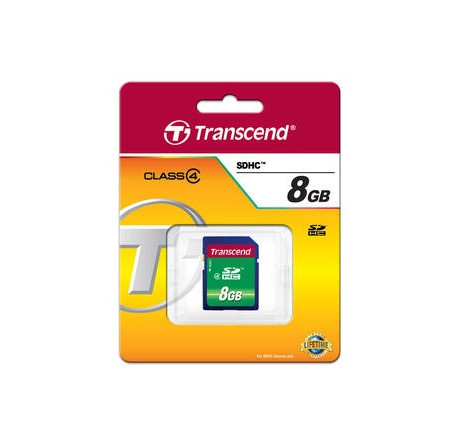 Карта памяти SDHC Transcend 8GB (TS8GSDHC4) Transcend - chudovo-experts.ru – фото 1