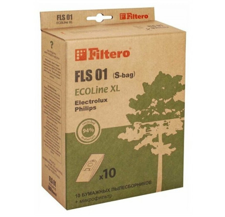Пылесборник Filtero FLS 01 (S-bag) (10+) XL ECOLine Filtero - chudovo-experts.ru – фото 1