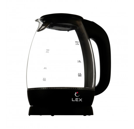 Lex LX3002-1 черный Электрочайник  LEX - chudovo-experts.ru – фото 1