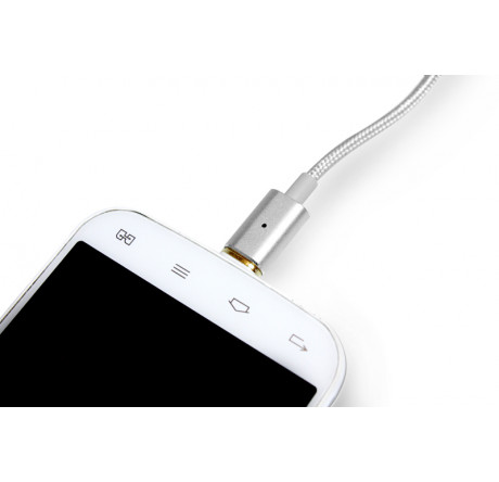 Partner магнитный USB 2.0 - Apple iPhone/iPod/iPad с разъемом 8pin 1.2м нейлон ПР033505 Кабель  PARTNER - chudovo-experts.ru – фото 1