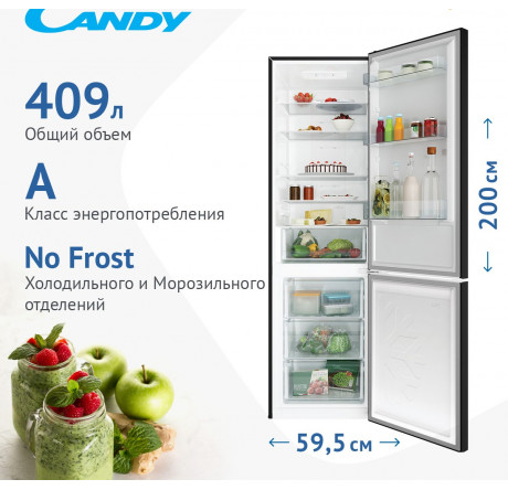 Candy CCRN 6200B Холодильник двухкамерный  Candy - chudovo-experts.ru – фото 1