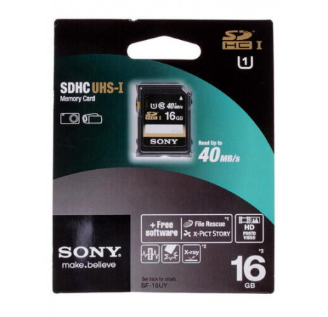 Карта памяти Sony SDHC 16 Gb Class 10  Sony - chudovo-experts.ru – фото 1