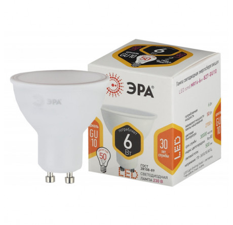 LED MR16-6W-827-GU10 ЭРА ЭРА - chudovo-experts.ru – фото 1