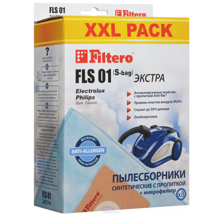 Пылесборник Filtero FLS 01 (S-bag) (8) XXL PACK Filtero - chudovo-experts.ru – фото 1