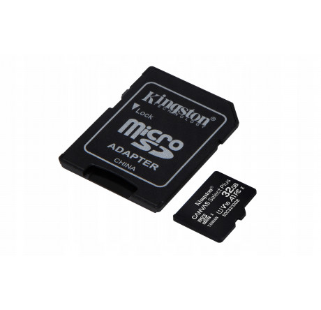 Kingston SDCS2/32GB 32GB micSDHC Canvas Select Plus 100R A1 C10 Card + ADP Флеш-накопитель  Kingston - chudovo-experts.ru – фото 1