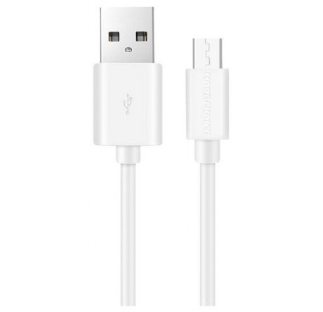 More choice USB 2.1A для micro USB Light 1м белый K13m Дата-кабель  MORE CHOICE - chudovo-experts.ru – фото 1