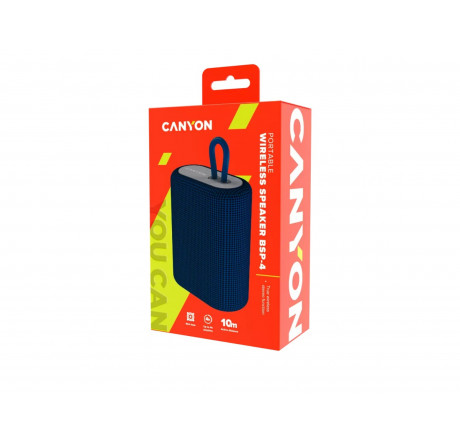 Колонка беспроводная Canyon CNE-CBTSP4BL Bluetooth Speaker BT V5 CANYON - chudovo-experts.ru – фото 1